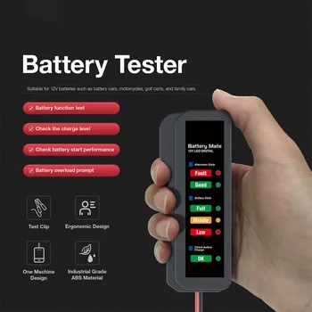 Car Battery Tester 12V BM320 Digital Alternator Tester, Check Battery Condition & Alternator Charging For Car Motorcycle
Car Battery Tester 12V BM320 Digital Alternator Tester, Check Battery Condition & Alternator Charging For Car Motorcycle