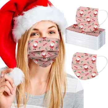 50/100pcs Disposable Unisex Printed Christmas Soft Masks For Adults 3-Layer Masks Santa Claus Printing Face Masks маски
50/100pcs Disposable Unisex Printed Christmas Soft Masks For Adults 3-Layer Masks Santa Claus Printing Face Masks маски