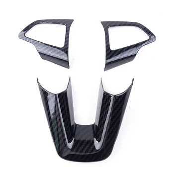 beler 3pcs Carbon Fiber Texture Style Interior Steering Wheel Decoration Moilding Frame Cover Trim Fit For Ford Focus 2015-2018
beler 3pcs Carbon Fiber Texture Style Interior Steering Wheel Decoration Moilding Frame Cover Trim Fit For Ford Focus 2015-2018