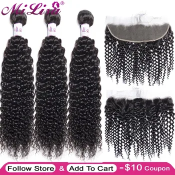 Mi Lisa Malaysian Kinky Curly Hair Bundles With Frontal 3 / 4 Bundle Remy Human Hair Weave 13x4 Lace Frontal Closure With Bundle
Mi Lisa Malaysian Kinky Curly Hair Bundles With Frontal 3 / 4 Bundle Remy Human Hair Weave 13x4 Lace Frontal Closure With Bundle