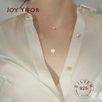 100% 925 Sterling Silver Necklace For Women double layered Necklace Bohemian Long Chain Necklaces Statement fine Jewelry
100% 925 Sterling Silver Necklace For Women double layered Necklace Bohemian Long Chain Necklaces Statement fine Jewelry