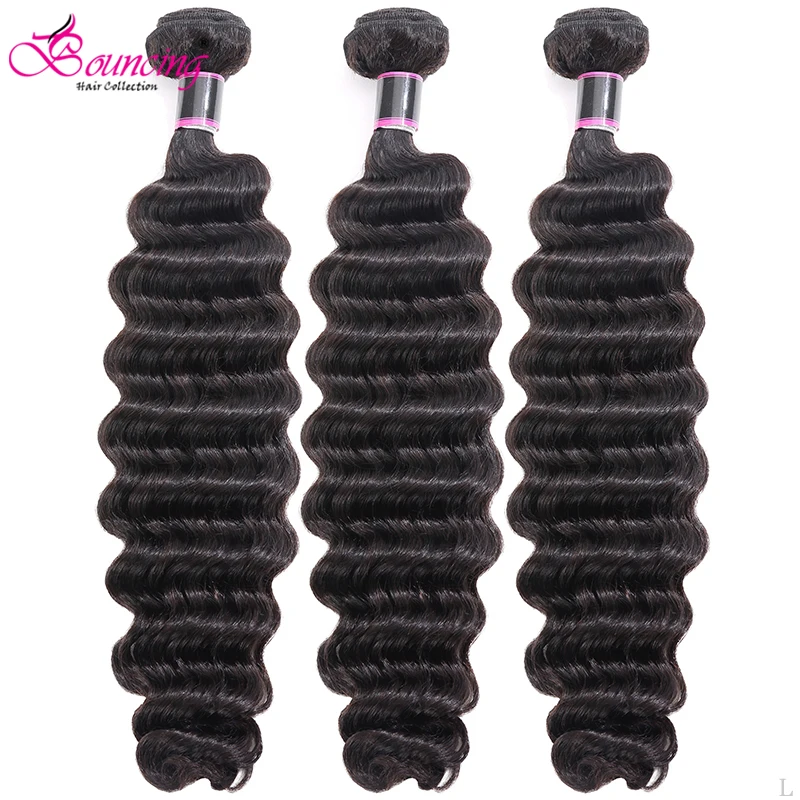 Bouncing Natural Color Deep Wave Hair Bundles Buy 1/2/3/4 Hair Weave Brazilian Remy Human Hair Extentions For Women
Bouncing Natural Color Deep Wave Hair Bundles Buy 1/2/3/4 Hair Weave Brazilian Remy Human Hair Extentions For Women
