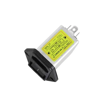 IEC-inlet with Double Fuses EMI AC 220V Purification Anti-interference 50/60Hz CW2B-1A/3A/6A/10A-T2(D3) Power Filter
IEC-inlet with Double Fuses EMI AC 220V Purification Anti-interference 50/60Hz CW2B-1A/3A/6A/10A-T2(D3) Power Filter