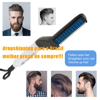 Multifunctional Hair Comb Brush Beard Straightener Hair Straighten Straightening Comb Hair Curler Quick Hair Styler For Men
Multifunctional Hair Comb Brush Beard Straightener Hair Straighten Straightening Comb Hair Curler Quick Hair Styler For Men