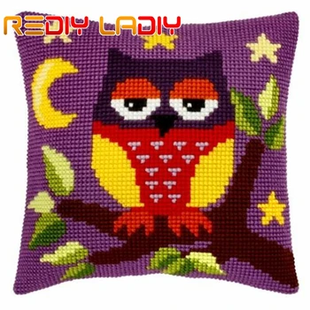Cross Stitch Cushion Moon Owl and Cat Chunky Yarn Cross-Stitch Kits Needlework Printed Canvas Pillow Home Decor Arts & Crafts
Cross Stitch Cushion Moon Owl and Cat Chunky Yarn Cross-Stitch Kits Needlework Printed Canvas Pillow Home Decor Arts & Crafts