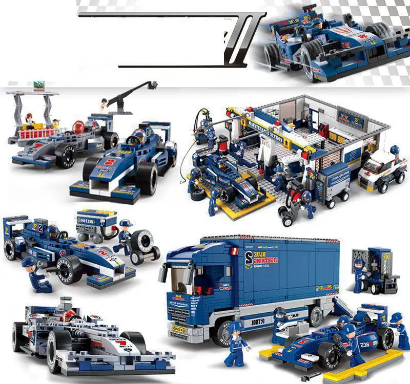 Classic Sluban Building Blocks F1 Racing Combination Model Assembly Blocks Plastic DIY Bricks Toys For Children Gift
Classic Sluban Building Blocks F1 Racing Combination Model Assembly Blocks Plastic DIY Bricks Toys For Children Gift