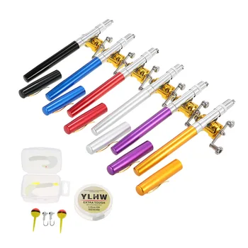 Fishing Rod Reel Combo Set Mini Telescopic Portable Pocket Pen Fishing Rod Pole + Reel Fishing Line Soft Lures Baits Jig Hooks
Fishing Rod Reel Combo Set Mini Telescopic Portable Pocket Pen Fishing Rod Pole + Reel Fishing Line Soft Lures Baits Jig Hooks