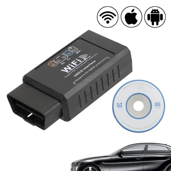 LEEPEE Automotive Diagnostic Scanner for iOS & Android ELM327 WIFI OBD2 OBDII Scan Tool Car Check Engine Light Diagnostic Tool
LEEPEE Automotive Diagnostic Scanner for iOS & Android ELM327 WIFI OBD2 OBDII Scan Tool Car Check Engine Light Diagnostic Tool