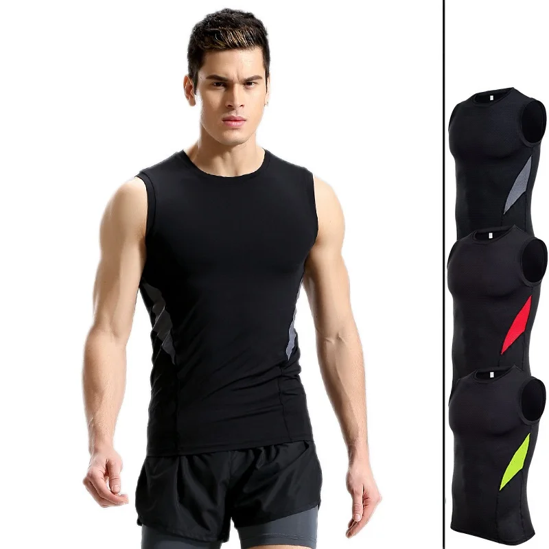 Spring and Autumn Men's Vest Sleeveless Tight-fitting High-stretch Quick-drying Casual Sports Running Training Fitness Clothing
Spring and Autumn Men's Vest Sleeveless Tight-fitting High-stretch Quick-drying Casual Sports Running Training Fitness Clothing