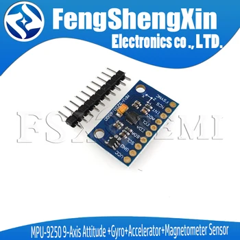 SPI/IIC GY-9250 MPU 9250 MPU-9250 9-Axis Attitude +Gyro+Accelerator+Magnetometer Sensor Module
SPI/IIC GY-9250 MPU 9250 MPU-9250 9-Axis Attitude +Gyro+Accelerator+Magnetometer Sensor Module