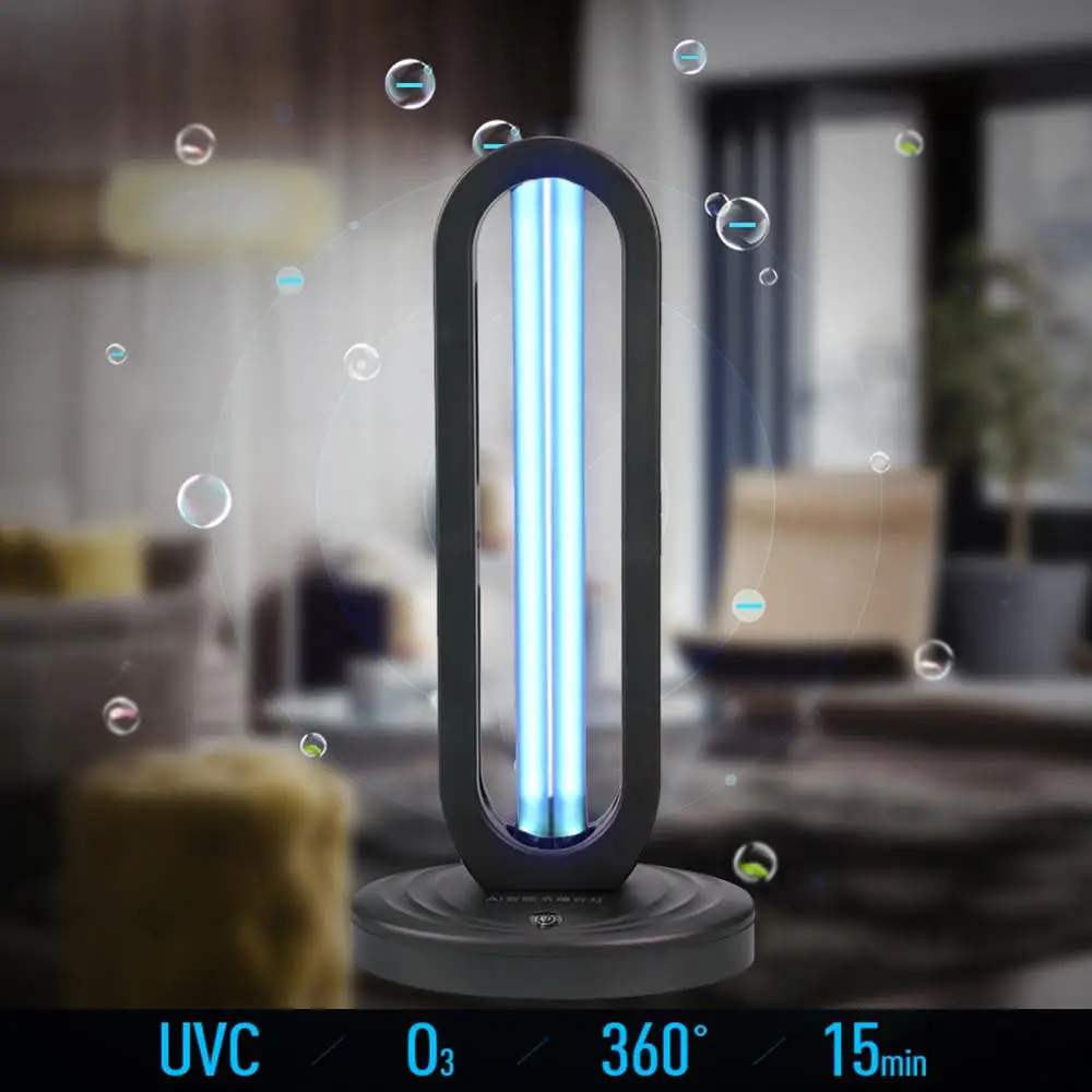 38W UVC Germicidal Disinfection Light Air Sanitizer Purifier Odor Eliminators for Rooms Cabinets Wardrobe Deodorizer Ozone Light 
38W UVC Germicidal Disinfection Light Air Sanitizer Purifier Odor Eliminators for Rooms Cabinets Wardrobe Deodorizer Ozone Light
