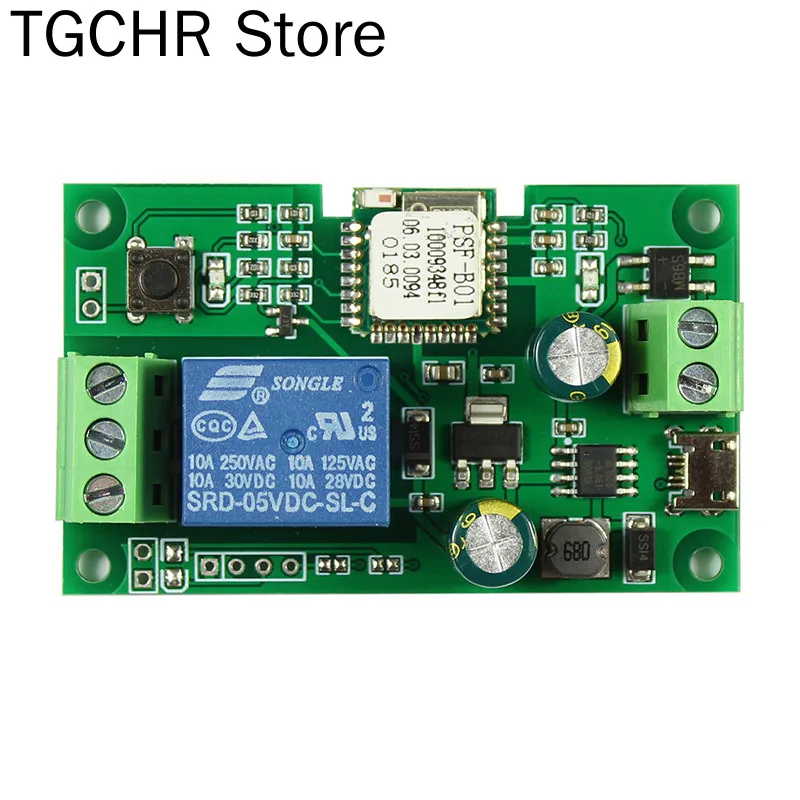 5-24VSmart Home WiFi Mobile Phone Remote Relay Control Remote Switch Module Easy Micro Connection App Access Control Door Lock
5-24VSmart Home WiFi Mobile Phone Remote Relay Control Remote Switch Module Easy Micro Connection App Access Control Door Lock