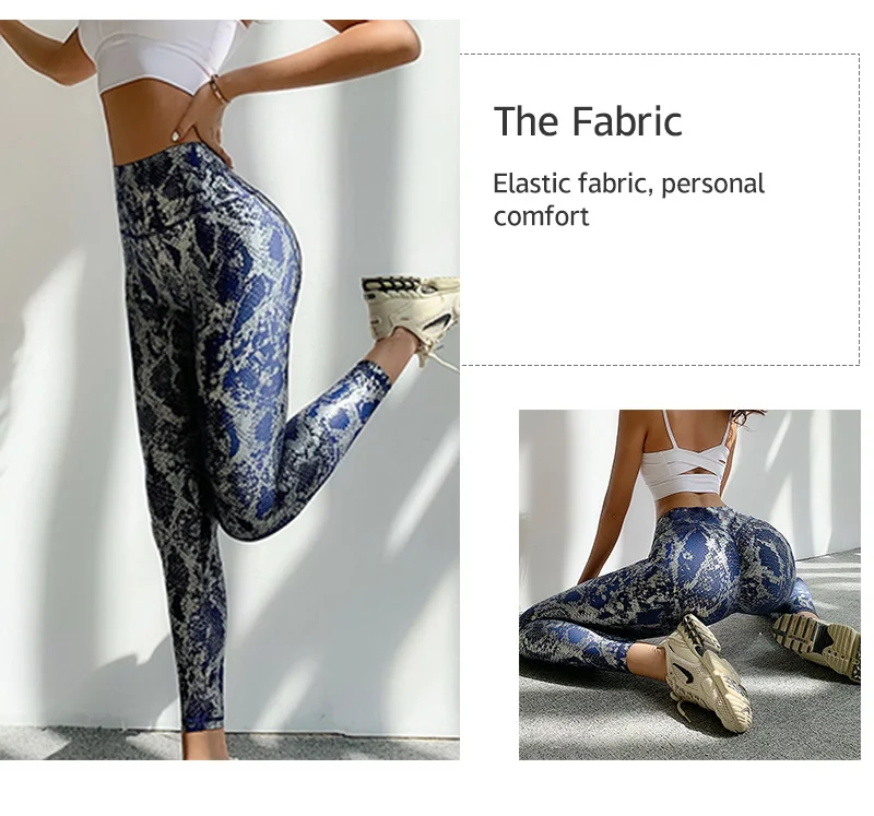 Elastic Snake Print Glitter Seamless Leggings Women Sexy Butt Lift High Waist Yoga Pants Fitness Push Up Gym Slim Leggings Elastic Snake Print Glitter Seamless Leggings Women Sexy Butt Lift High Waist Yoga Pants Fitness Push Up Gym Slim Leggings