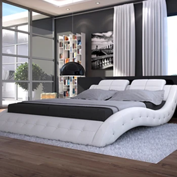 Hot selling Bedroom furnitures modern style black grey white leather king size sofa bed tatami
Hot selling Bedroom furnitures modern style black grey white leather king size sofa bed tatami