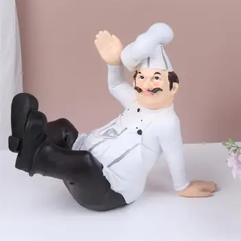 1PC 3D Resin Chef Cook Model European Style Mini Resin Chef Figurine Statue Adornment for Bar Restaurant (Ground Chef)
1PC 3D Resin Chef Cook Model European Style Mini Resin Chef Figurine Statue Adornment for Bar Restaurant (Ground Chef)