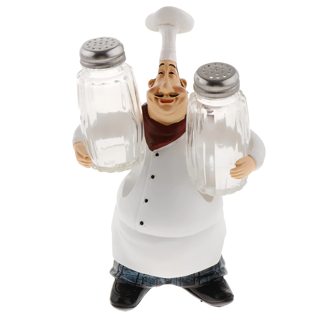 Italian Chef Figurine Restaurant Decor with Beer/Wine Opener /Toothpick/ Tray /Salt &Pepper Shaker Shape Resin Cook Statue Italian Chef Figurine Restaurant Decor with Beer/Wine Opener /Toothpick/ Tray /Salt &Pepper Shaker Shape Resin Cook Statue
