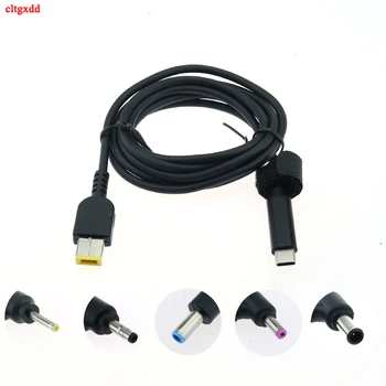 Laptop DC Power Adapter Connector Plug Converter Cable Cord USB Type C to 7.9*5.5 5.5*2.5 Square Plug Charger for Lenovo DELL HP
Laptop DC Power Adapter Connector Plug Converter Cable Cord USB Type C to 7.9*5.5 5.5*2.5 Square Plug Charger for Lenovo DELL HP