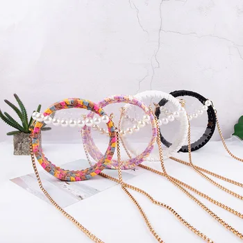 Woven bag acrylic transparent wiring bag handmade crochet wool DIY material handicraft 
Woven bag acrylic transparent wiring bag handmade crochet wool DIY material handicraft