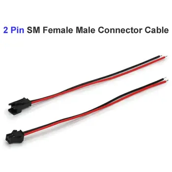 1000pair 2 Pin 22AWG SM JST Female Male Connector Wire Cable Cord Plug For LED Strip Lights Lamp Wholesale
1000pair 2 Pin 22AWG SM JST Female Male Connector Wire Cable Cord Plug For LED Strip Lights Lamp Wholesale