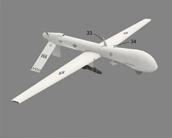 1:24 US MQ-1 Predator Unmanned Attack Machine Paper Model Aircraft Model Manual DIY
1:24 US MQ-1 Predator Unmanned Attack Machine Paper Model Aircraft Model Manual DIY