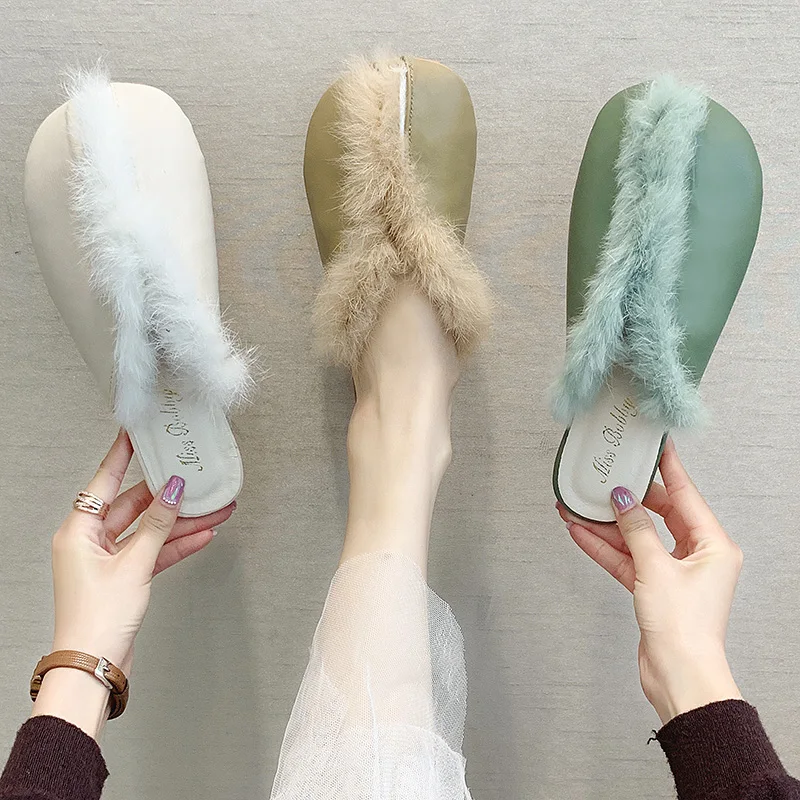 Shoes Woman 2019 Mules Women Loafers Slippers Fur Luxury Slides Cover Toe Plush Flat New Designer PU Autumn Basic Cross-tied
Shoes Woman 2019 Mules Women Loafers Slippers Fur Luxury Slides Cover Toe Plush Flat New Designer PU Autumn Basic Cross-tied