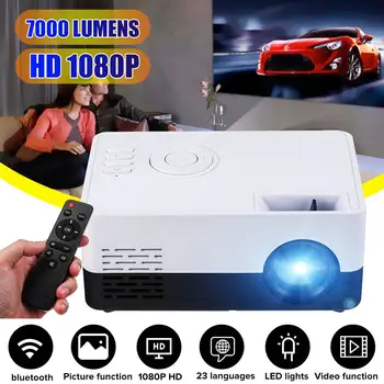 Mini Projector LED Projector 7000LM Audio HDMI USB Mini LED Projector LCD bluetooth Home Theater Video Media Player AV USB SD
Mini Projector LED Projector 7000LM Audio HDMI USB Mini LED Projector LCD bluetooth Home Theater Video Media Player AV USB SD
