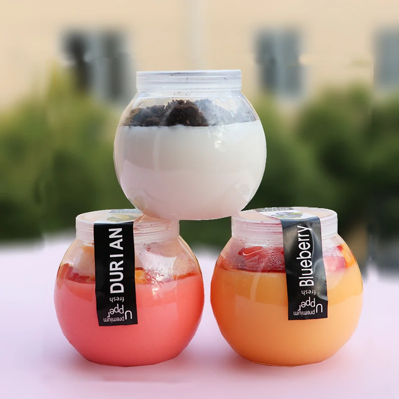 50pcs 160ml round transparent yogurt bottle baking pudding jelly ice cream plastic cups small pet dessert packaging cup with lid 
50pcs 160ml round transparent yogurt bottle baking pudding jelly ice cream plastic cups small pet dessert packaging cup with lid