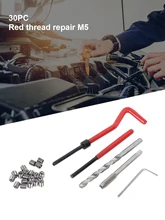 30Pcs Wire Thread Insert Coiled Wire Helical Screw Insert M5 M6 M8 Thread Repair Insert Kit with Wrench Drill Bit Tap Tools
30Pcs Wire Thread Insert Coiled Wire Helical Screw Insert M5 M6 M8 Thread Repair Insert Kit with Wrench Drill Bit Tap Tools