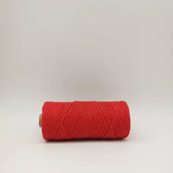 ROPEMATE 2.0MM 150M COTTON CORD - 3 STRAND TWISTED-Red COLOR for craft DIY home decor
ROPEMATE 2.0MM 150M COTTON CORD - 3 STRAND TWISTED-Red COLOR for craft DIY home decor