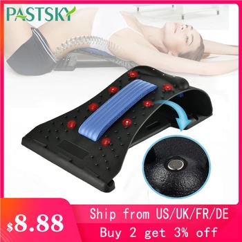 Acupuncture Magnetic Therapy Lumbar Traction Back Spine Stretcher Full Body Massage Board 3 levels Disc Herniation Prevention
Acupuncture Magnetic Therapy Lumbar Traction Back Spine Stretcher Full Body Massage Board 3 levels Disc Herniation Prevention