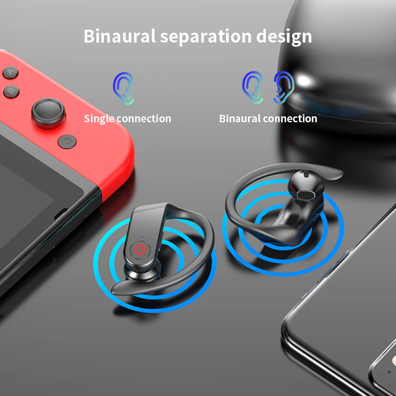 TWS Bluetooth 5.0 Earphones Wireless Bluetooth Headphone Noise Cancelling 9D HiFi Stereo Sport Headset Handsfree With Microphone