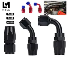 AN6 AN8 AN10 Straight 45 90 180 Degree Oil Fuel Swivel Hose End Fitting Oil Hose End Adaptor Kit Black
AN6 AN8 AN10 Straight 45 90 180 Degree Oil Fuel Swivel Hose End Fitting Oil Hose End Adaptor Kit Black