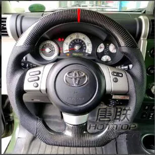 Carbon Fiber Steering Wheel for Toyota Land Cruiser / FJ Cruiser 2007-2019 car styling
Carbon Fiber Steering Wheel for Toyota Land Cruiser / FJ Cruiser 2007-2019 car styling