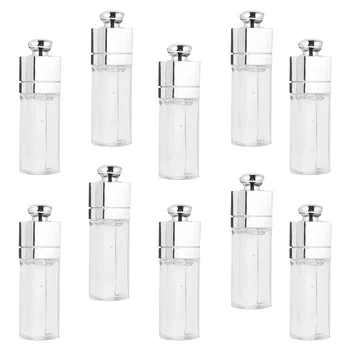 10pcs Empty Dispenser Bottles Makeup Containers DIY Dispenser Set for Lipstick Lip Gloss Tubes Container(Transparent)
10pcs Empty Dispenser Bottles Makeup Containers DIY Dispenser Set for Lipstick Lip Gloss Tubes Container(Transparent)
