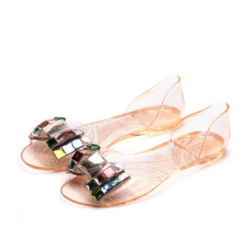 2020 Women Slip On Flat Sandals Woman Summer Peep Toe Transparent Bling Sandals Female Fashion Beach Jelly Shoes
2020 Women Slip On Flat Sandals Woman Summer Peep Toe Transparent Bling Sandals Female Fashion Beach Jelly Shoes
