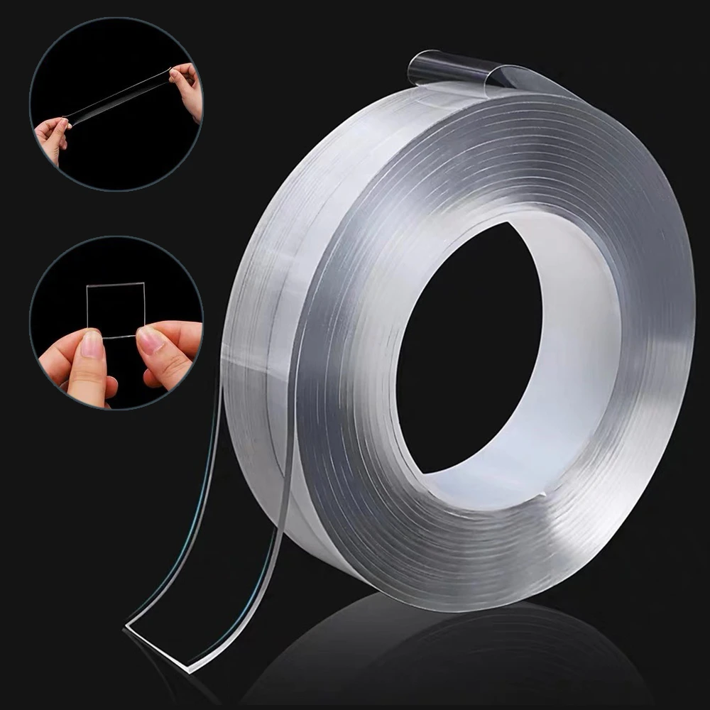 1/3/5M Reusable Nano Tape Double Sided Adhesive Multipurpose Tape Waterproof No Trace Washed Loop Disks Tie Glue Home Bathroom
1/3/5M Reusable Nano Tape Double Sided Adhesive Multipurpose Tape Waterproof No Trace Washed Loop Disks Tie Glue Home Bathroom