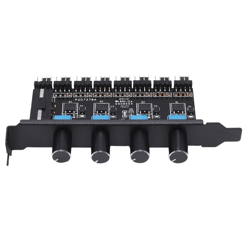 PC 8 Channels Fan Hub 4 Knob Cooling Fan Speed Controller for CPU Case HDD VGA PWM Fan PCI Bracket 12V Fan Control Power Supply
PC 8 Channels Fan Hub 4 Knob Cooling Fan Speed Controller for CPU Case HDD VGA PWM Fan PCI Bracket 12V Fan Control Power Supply