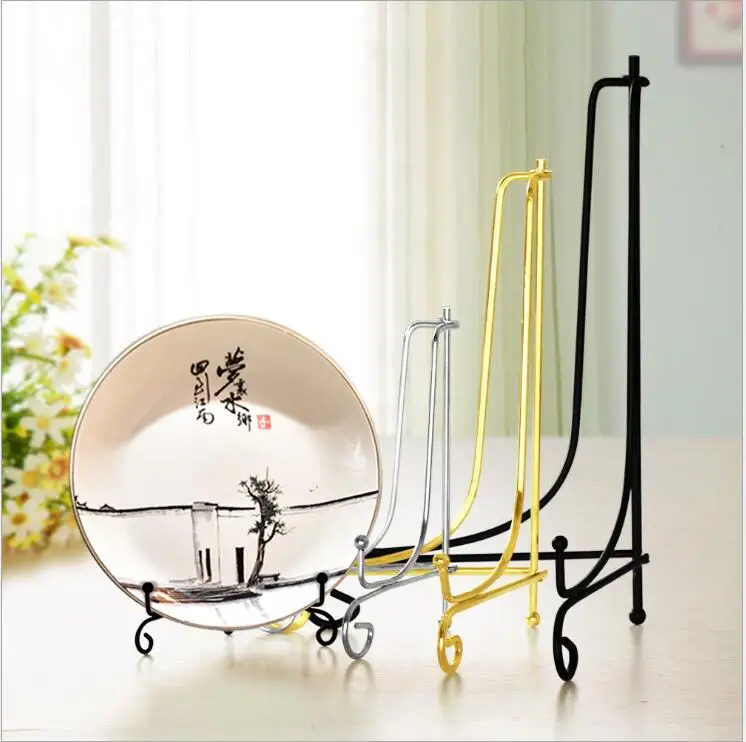 50pcs Iron Foldable Dish Display Rack Prize Bracket Base Desktop Decorate Clock Picture Frame Crafts Display Easel
50pcs Iron Foldable Dish Display Rack Prize Bracket Base Desktop Decorate Clock Picture Frame Crafts Display Easel