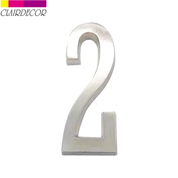 Adhesive 4" 101mm Height House Number Sticker Door Number for House Digits Zinc Alloy Satin Nickel Mailbox Address Sign #2
Adhesive 4" 101mm Height House Number Sticker Door Number for House Digits Zinc Alloy Satin Nickel Mailbox Address Sign #2
