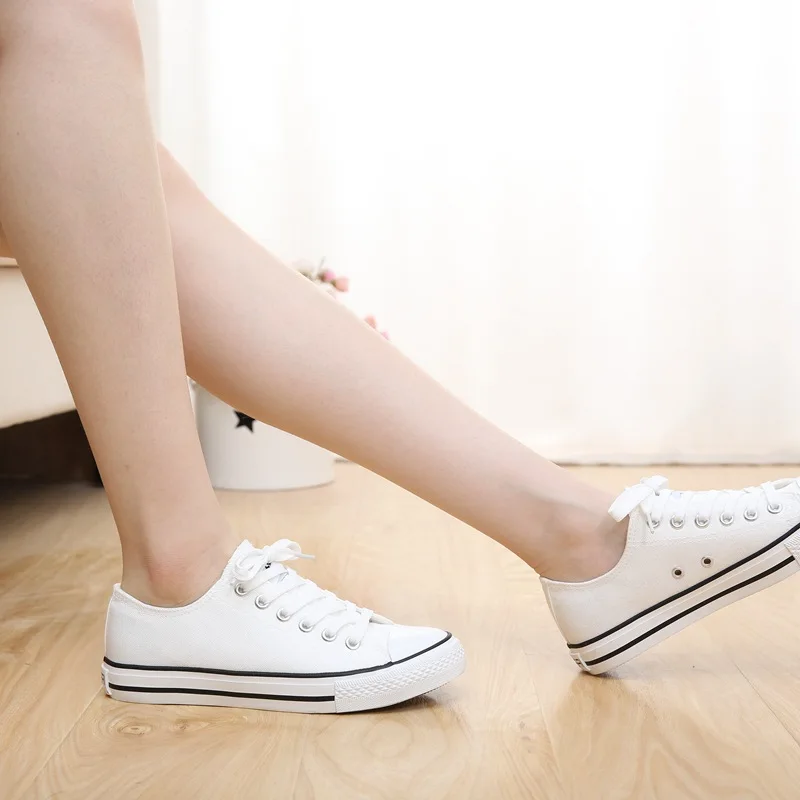 MENGSAI Q658 Korean-style Candy-Colored Versatile Double Color Shoe Lace Solid Color Women's Casual Low Top Students Canvas Shoe
MENGSAI Q658 Korean-style Candy-Colored Versatile Double Color Shoe Lace Solid Color Women's Casual Low Top Students Canvas Shoe