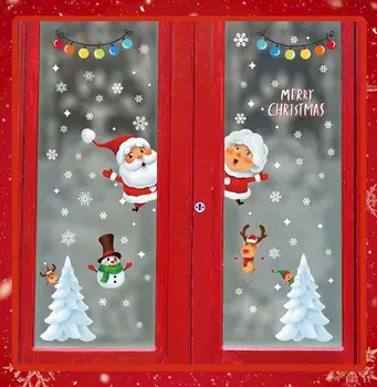 60*90cm Christmas Door Sticker Holiday New Year Christmas Window Glass Door And Window Office Shop Decoration Wall Sticker
60*90cm Christmas Door Sticker Holiday New Year Christmas Window Glass Door And Window Office Shop Decoration Wall Sticker