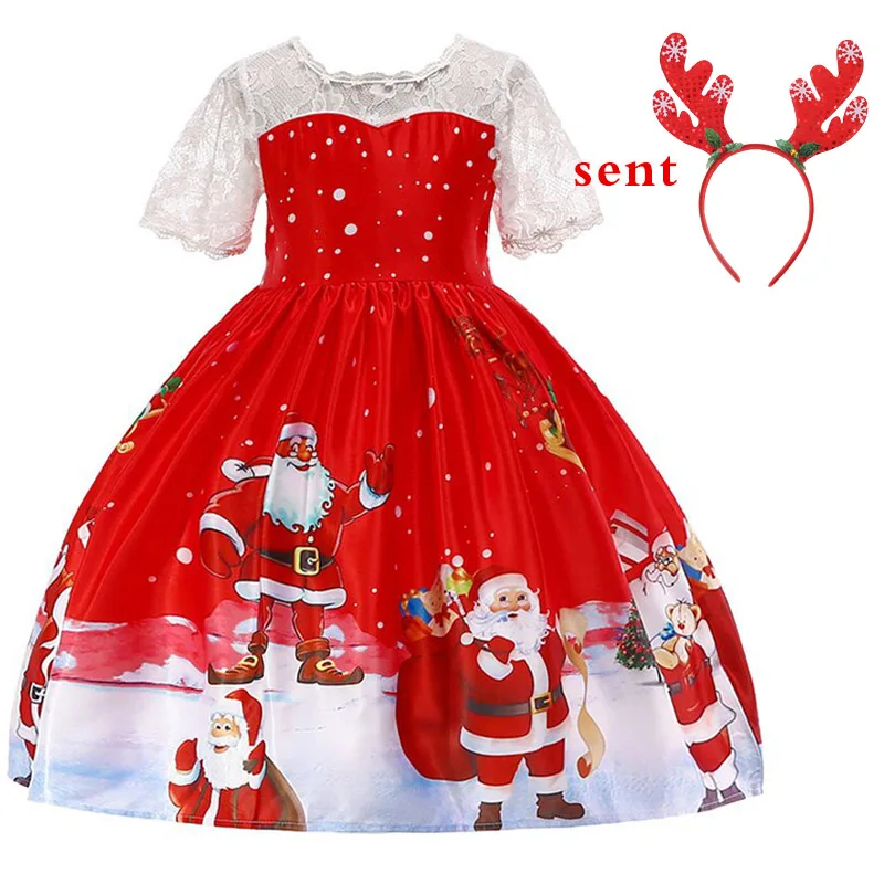 2-10y Girls Christmas Flower Fashion Lace Printing Dress Kids Dresses for Girl Princess Party Ball Gown Children Clothing Wear
2-10y Girls Christmas Flower Fashion Lace Printing Dress Kids Dresses for Girl Princess Party Ball Gown Children Clothing Wear