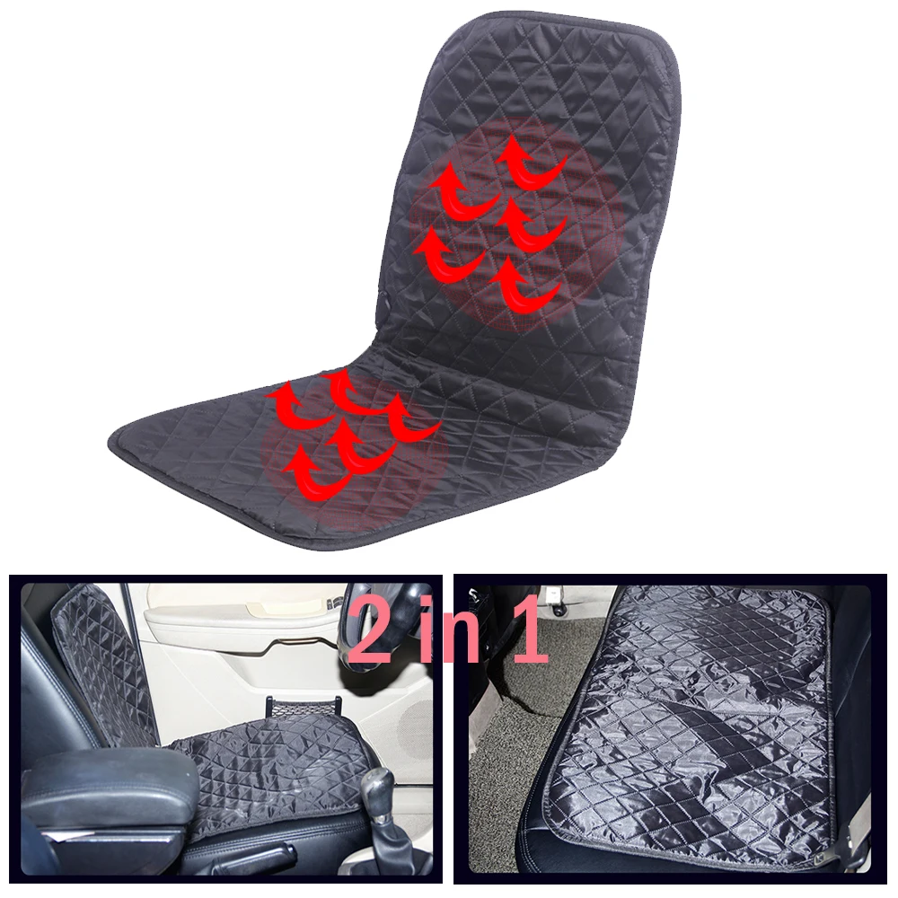 12V Car Electric Heated Seats Cushion 2 in 1 Front Rear Autos Seats Universal Pad Waterproof Thermostat Winter Fast Warmer Cover
12V Car Electric Heated Seats Cushion 2 in 1 Front Rear Autos Seats Universal Pad Waterproof Thermostat Winter Fast Warmer Cover