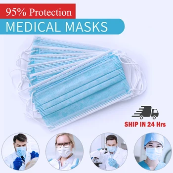 Medical Face Mask Protective Surgical Mouth Masks 3 Layer Disposable Non Woven Safety Protection Respirator Anti Dust Masks
Medical Face Mask Protective Surgical Mouth Masks 3 Layer Disposable Non Woven Safety Protection Respirator Anti Dust Masks