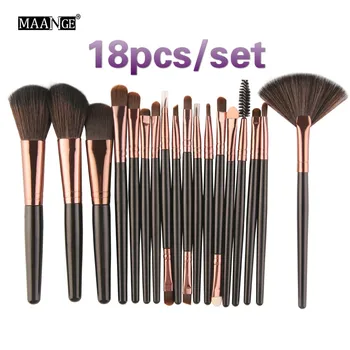 18Pcs Makeup Brushes Set Eye Shadow Blending Eyeliner Eyelash Eyebrow Make up Brushes Make Up Brush Cosmetics Beauty Tools
18Pcs Makeup Brushes Set Eye Shadow Blending Eyeliner Eyelash Eyebrow Make up Brushes Make Up Brush Cosmetics Beauty Tools