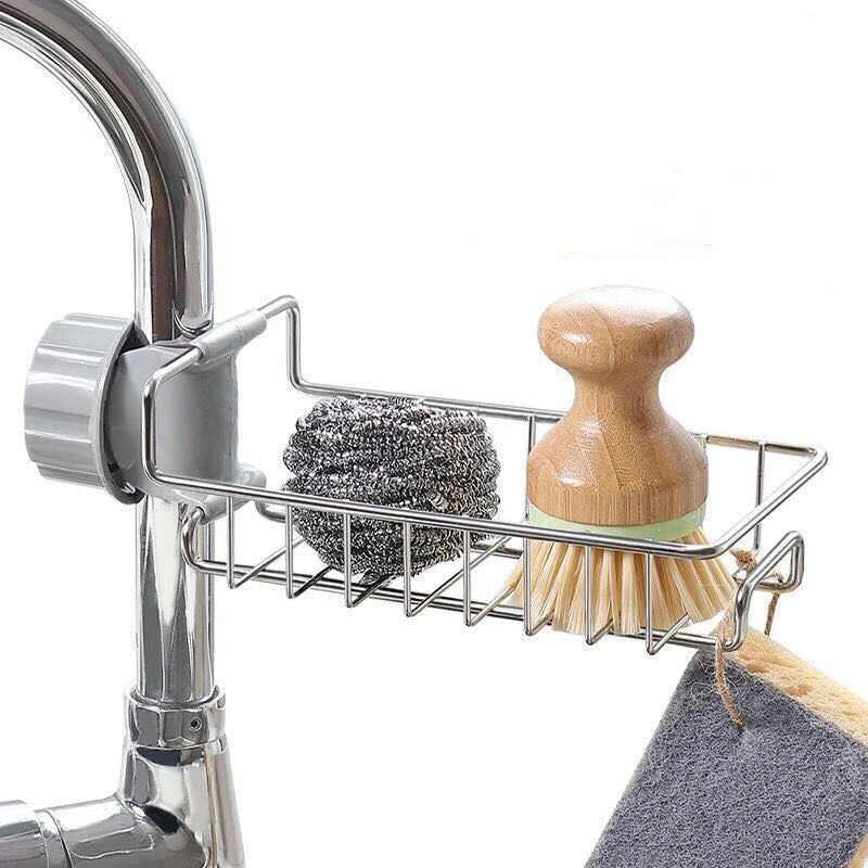 Faucet rack Kitchen Storage Stainless Steel Faucet Shelf Sponge Dish Cloth Finishing Rack Drain Rack Pool Rag Storage Rack
Faucet rack Kitchen Storage Stainless Steel Faucet Shelf Sponge Dish Cloth Finishing Rack Drain Rack Pool Rag Storage Rack