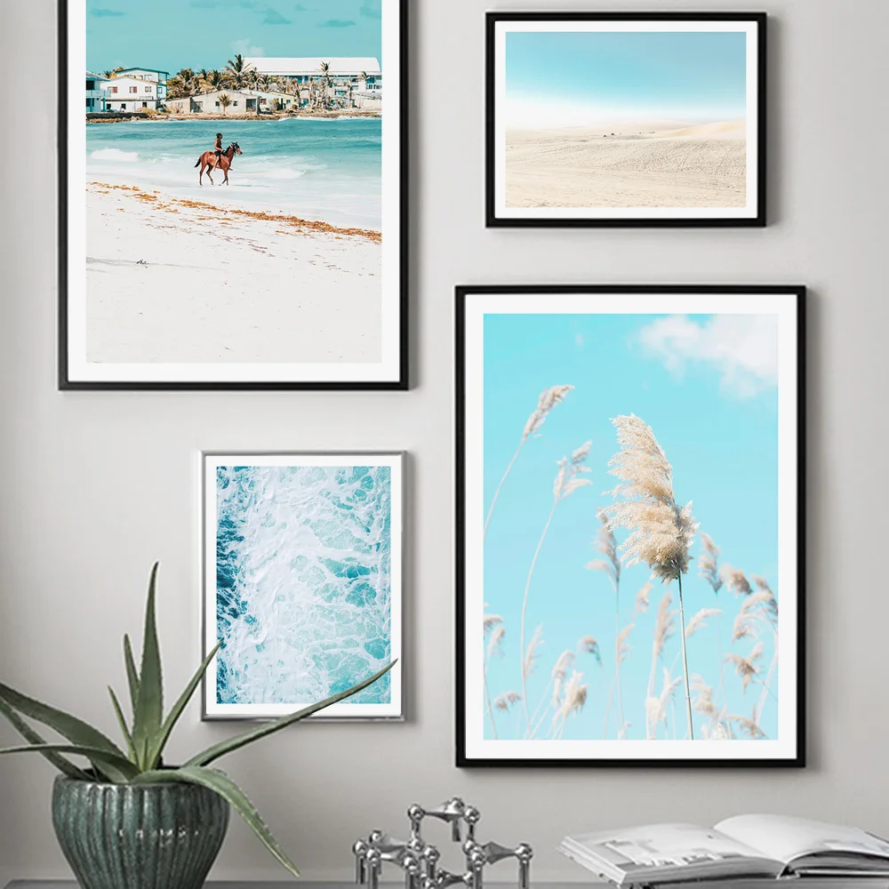Blue Sky Beach Sea Desert Reed Landscape Wall Art Canvas Painting Nordic Posters and Prints Wall Pictures for Living Room Decor
Blue Sky Beach Sea Desert Reed Landscape Wall Art Canvas Painting Nordic Posters and Prints Wall Pictures for Living Room Decor