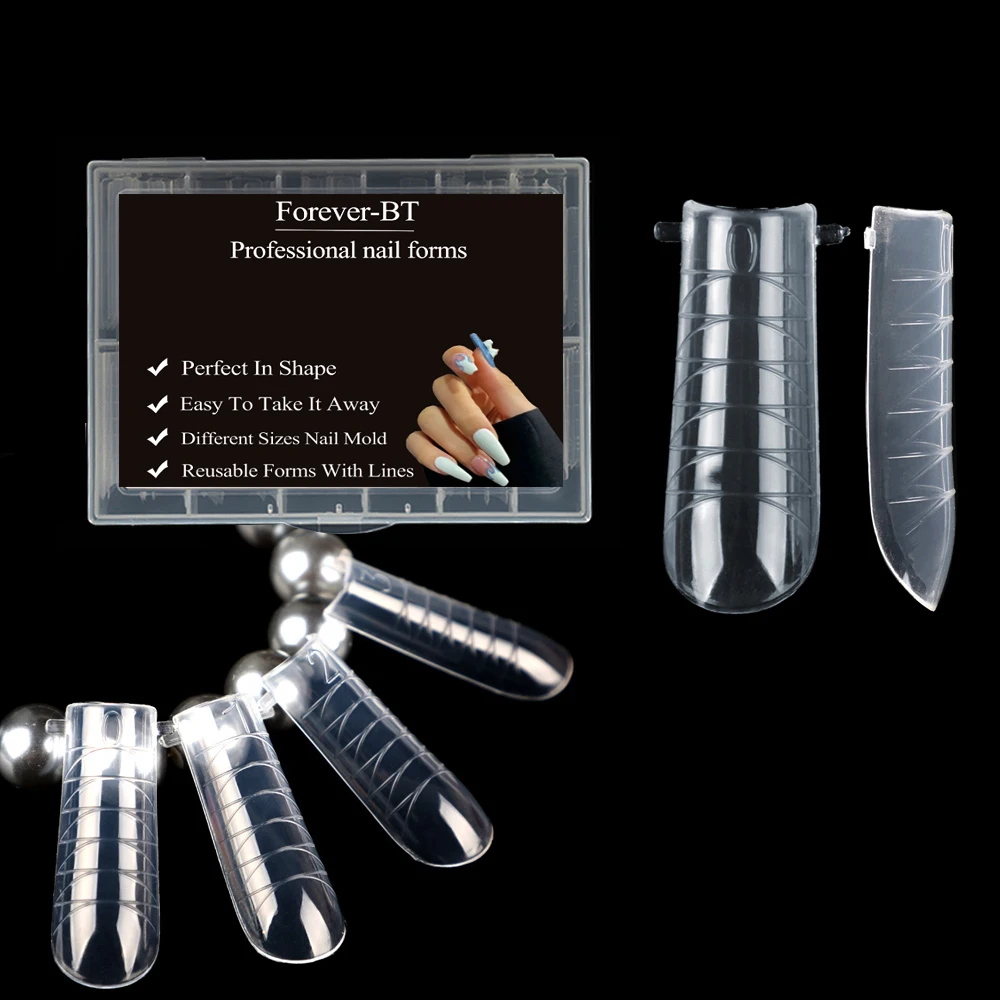 120pcs Clear Dual Forms Nail System Full Cover Nail Extension DIY Nails Accessoires Manicure Tools Quick Building Gel Mold Tips
120pcs Clear Dual Forms Nail System Full Cover Nail Extension DIY Nails Accessoires Manicure Tools Quick Building Gel Mold Tips