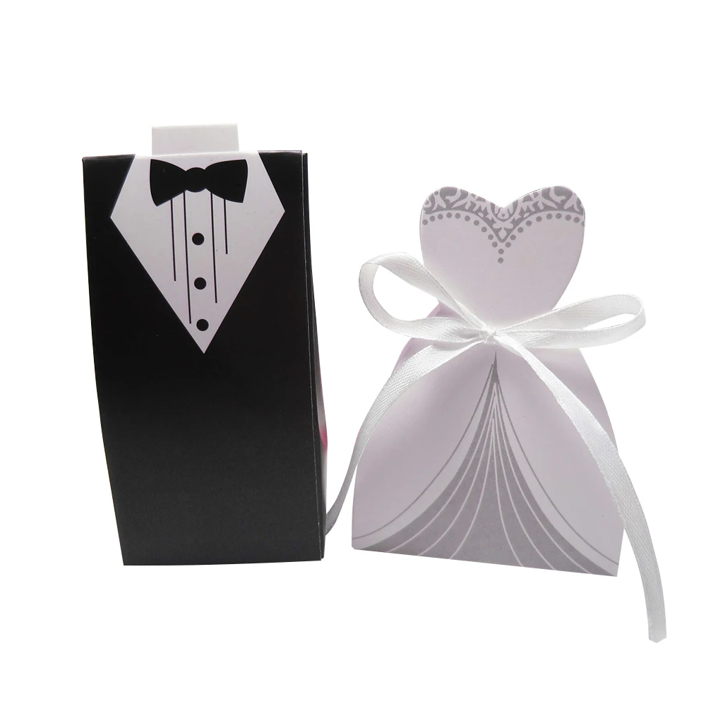 delicate candy box gift wedding gift box bride and groom unique