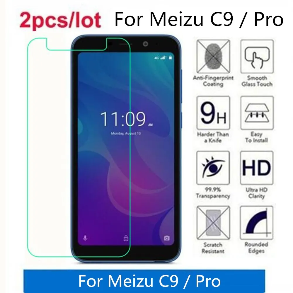 2 Pcs/Lot For Meizu C9 Pro Tempered Glass 9H 2.5D Premium Screen Protector Film On For Meizu C9 M9C
2 Pcs/Lot For Meizu C9 Pro Tempered Glass 9H 2.5D Premium Screen Protector Film On For Meizu C9 M9C